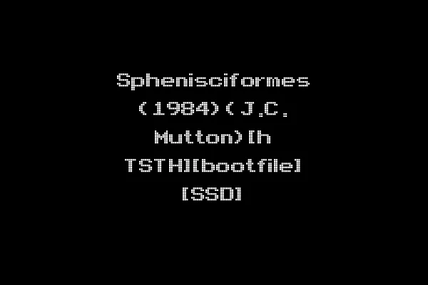 Sphenisciformes (1984)(J.C. Mutton)[h TSTH][bootfile] [SSD]