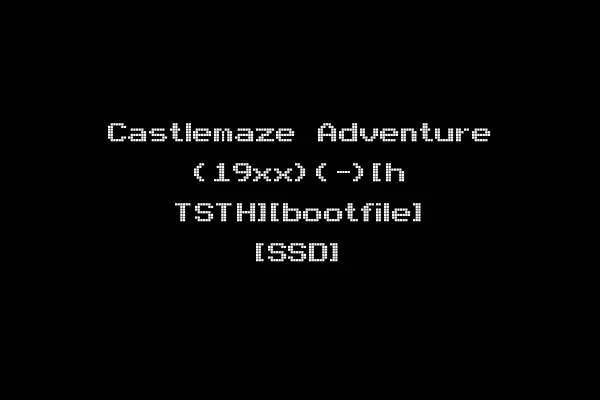 Castlemaze Adventure (19xx)(-)[h TSTH][bootfile] [SSD]