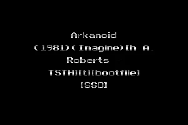 Arkanoid (1981)(Imagine)[h A. Roberts - TSTH][t][bootfile] [SSD]
