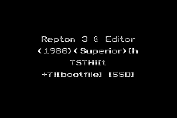 Repton 3 & Editor (1986)(Superior)[h TSTH][t +7][bootfile] [SSD]