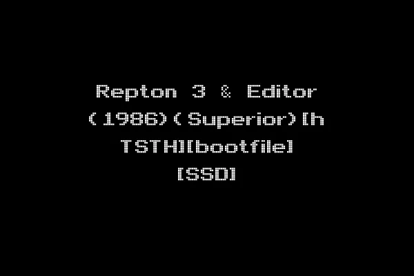 Repton 3 & Editor (1986)(Superior)[h TSTH][bootfile] [SSD]