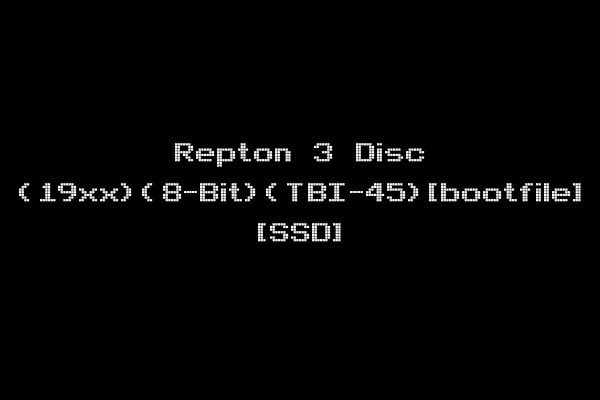 Repton 3 Disc (19xx)(8-Bit)(TBI-45)[bootfile] [SSD]