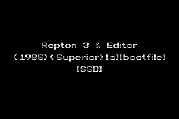 Repton 3 & Editor (1986)(Superior)[a][bootfile] [SSD]