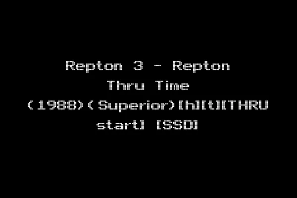 Repton 3 - Repton Thru Time (1988)(Superior)[h][t][THRU start] [SSD]