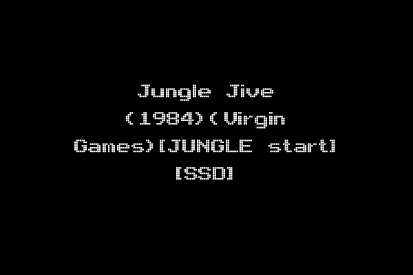 Jungle Jive (1984)(Virgin Games)[JUNGLE start] [SSD]