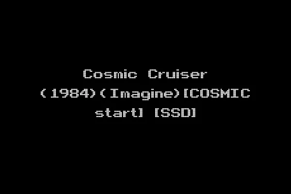 Cosmic Cruiser (1984)(Imagine)[COSMIC start] [SSD]