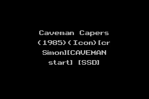 Caveman Capers (1985)(Icon)[cr Simon][CAVEMAN start] [SSD]