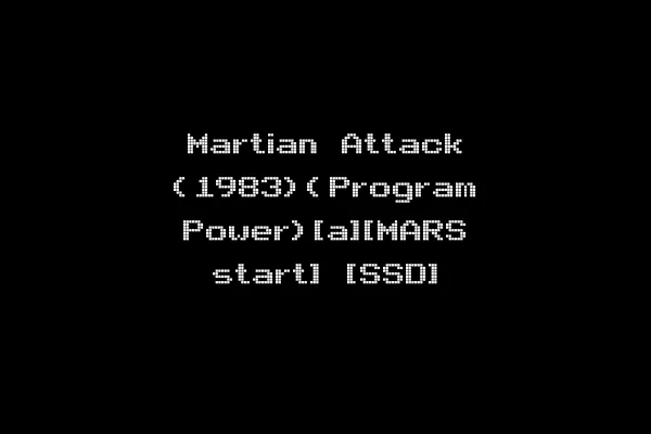 Martian Attack (1983)(Program Power)[a][MARS start] [SSD]