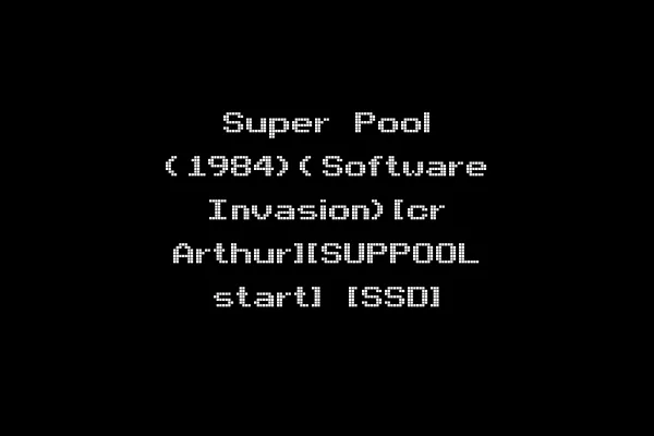 Super Pool (1984)(Software Invasion)[cr Arthur][SUPPOOL start] [SSD]