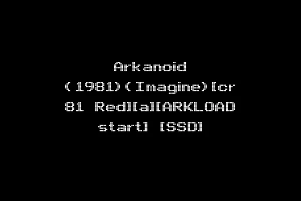 Arkanoid (1981)(Imagine)[cr 81 Red][a][ARKLOAD start] [SSD]