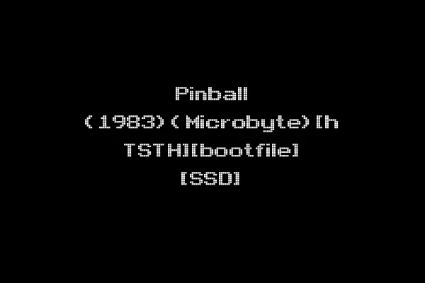 Pinball (1983)(Microbyte)[h TSTH][bootfile] [SSD]