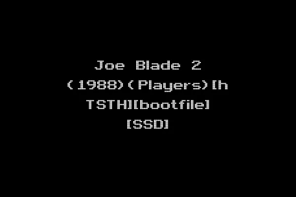 Joe Blade 2 (1988)(Players)[h TSTH][bootfile] [SSD]