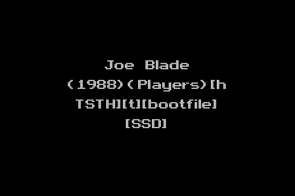 Joe Blade (1988)(Players)[h TSTH][t][bootfile] [SSD]