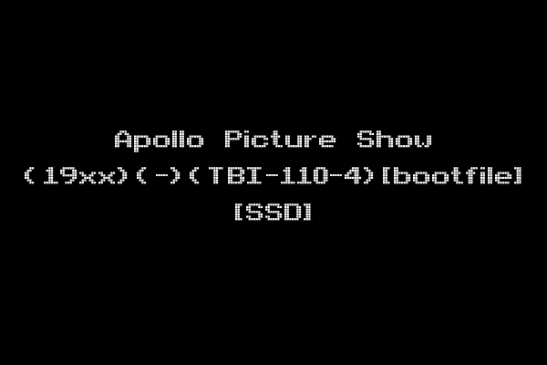 Apollo Picture Show (19xx)(-)(TBI-110-4)[bootfile] [SSD]