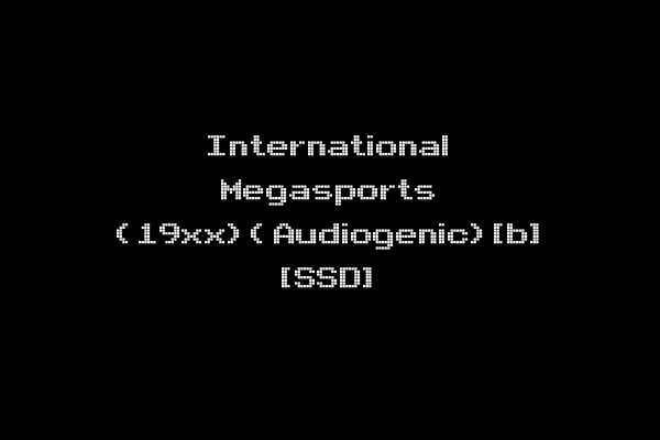 International Megasports (19xx)(Audiogenic)[b] [SSD]