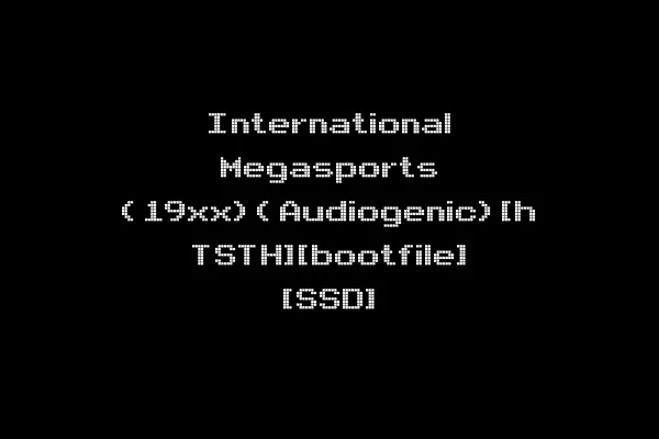 International Megasports (19xx)(Audiogenic)[h TSTH][bootfile] [SSD]