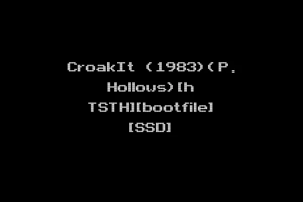 CroakIt (1983)(P. Hollows)[h TSTH][bootfile] [SSD]