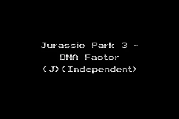 Jurassic Park 3 - DNA Factor (J)(Independent)