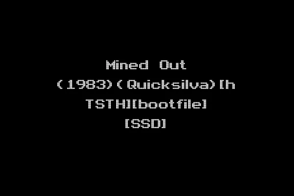 Mined Out (1983)(Quicksilva)[h TSTH][bootfile] [SSD]