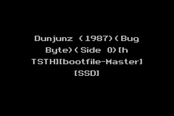 Dunjunz (1987)(Bug Byte)(Side 0)[h TSTH][bootfile-Master] [SSD]