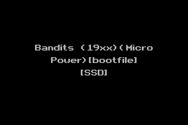 Bandits (19xx)(Micro Power)[bootfile] [SSD]