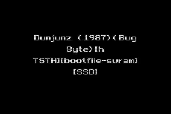 Dunjunz (1987)(Bug Byte)[h TSTH][bootfile-swram] [SSD]