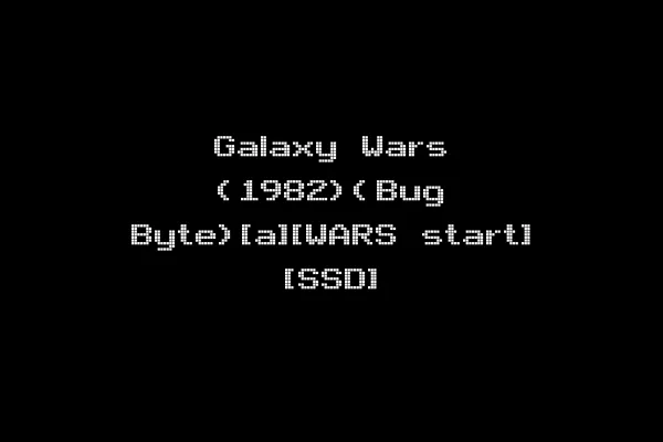 Galaxy Wars (1982)(Bug Byte)[a][WARS start] [SSD]