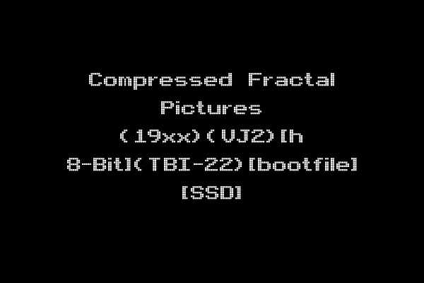 Compressed Fractal Pictures (19xx)(VJ2)[h 8-Bit](TBI-22)[bootfile] [SSD]