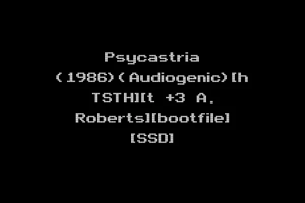 Psycastria (1986)(Audiogenic)[h TSTH][t +3 A. Roberts][bootfile] [SSD]