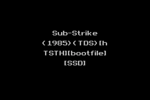 Sub-Strike (1985)(TDS)[h TSTH][bootfile] [SSD]