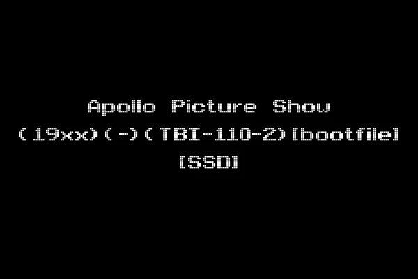 Apollo Picture Show (19xx)(-)(TBI-110-2)[bootfile] [SSD]