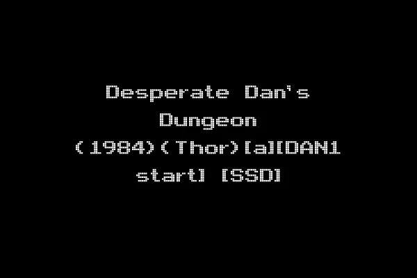 Desperate Dan's Dungeon (1984)(Thor)[a][DAN1 start] [SSD]