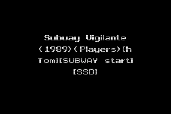 Subway Vigilante (1989)(Players)[h Tom][SUBWAY start] [SSD]