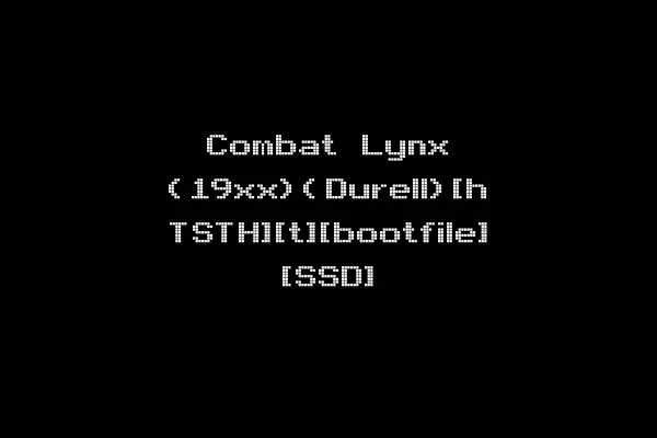 Combat Lynx (19xx)(Durell)[h TSTH][t][bootfile] [SSD]