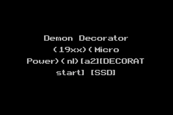 Demon Decorator (19xx)(Micro Power)(nl)[a2][DECORAT start] [SSD]