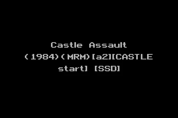 Castle Assault (1984)(MRM)[a2][CASTLE start] [SSD]