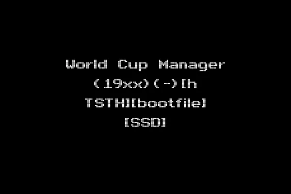 World Cup Manager (19xx)(-)[h TSTH][bootfile] [SSD]