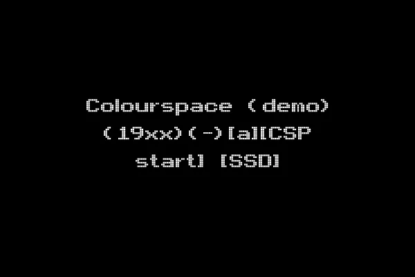 Colourspace (demo) (19xx)(-)[a][CSP start] [SSD]