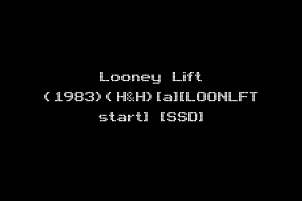 Looney Lift (1983)(H&H)[a][LOONLFT start] [SSD]