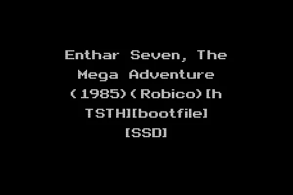 Enthar Seven, The Mega Adventure (1985)(Robico)[h TSTH][bootfile] [SSD]