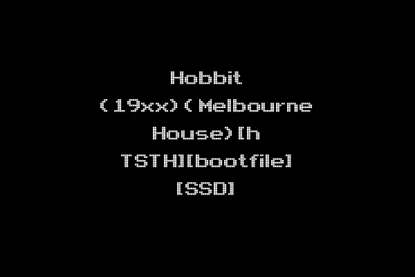 Hobbit (19xx)(Melbourne House)[h TSTH][bootfile] [SSD]