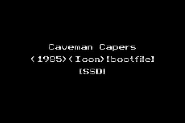 Caveman Capers (1985)(Icon)[bootfile] [SSD]