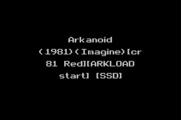 Arkanoid (1981)(Imagine)[cr 81 Red][ARKLOAD start] [SSD]