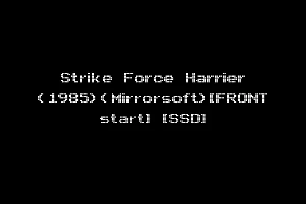 Strike Force Harrier (1985)(Mirrorsoft)[FRONT start] [SSD]