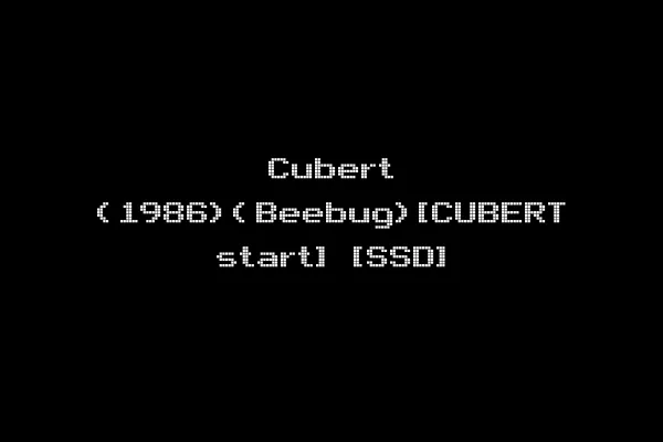Cubert (1986)(Beebug)[CUBERT start] [SSD]