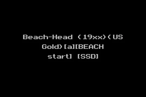 Beach-Head (19xx)(US Gold)[a][BEACH start] [SSD]