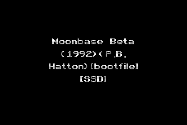 Moonbase Beta (1992)(P.B. Hatton)[bootfile] [SSD]