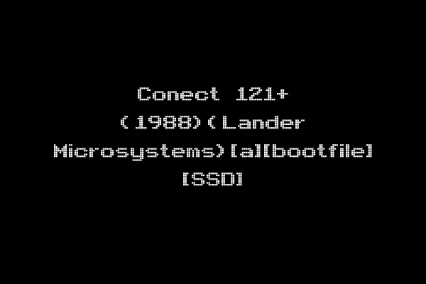 Conect 121+ (1988)(Lander Microsystems)[a][bootfile] [SSD]