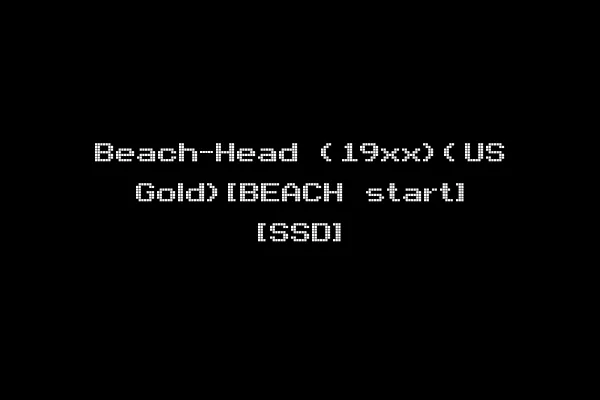 Beach-Head (19xx)(US Gold)[BEACH start] [SSD]