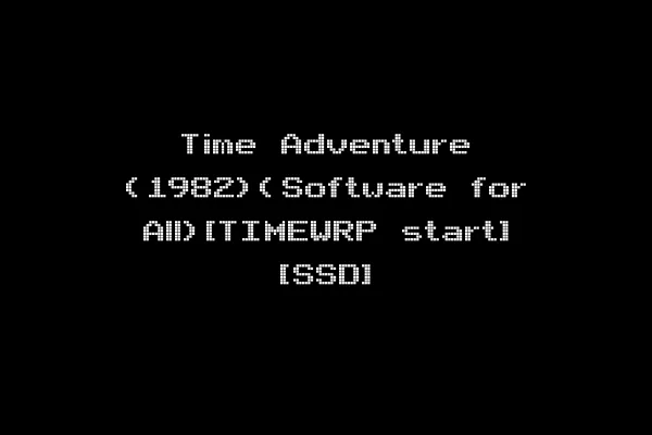 Time Adventure (1982)(Software for All)[TIMEWRP start] [SSD]